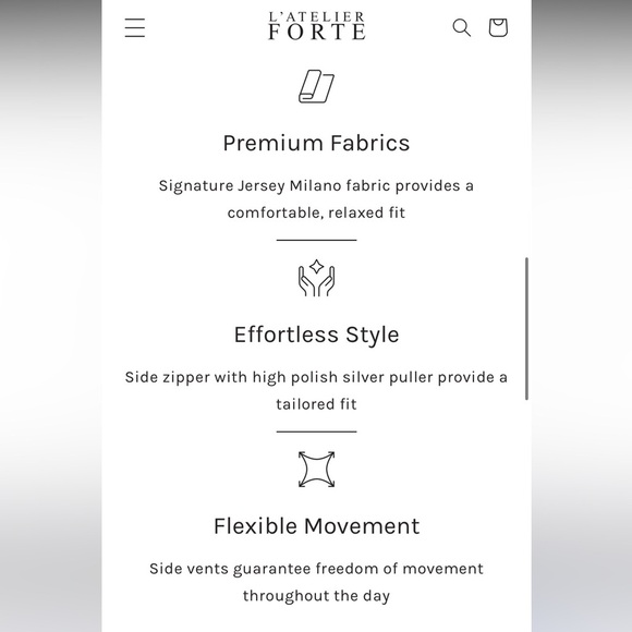 L’Atelier Forte Copper Infused Scrub Pant in Black Size IT40/US Small - Picture 15 of 16